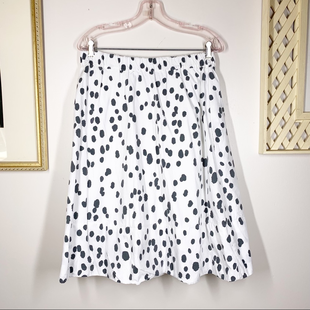 Katie Kime / Cotton Painted Dot Full Skirt M